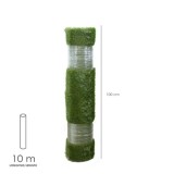 Cesped Artificial 12 mm, Rollo 1x10 metros, Césped Moqueta Para Interior y Exterior, Jardín, Terraza, Balcón, Uso Domestico al p