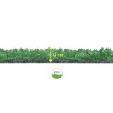Cesped Artificial 12 mm, Rollo 1x10 metros, Césped Moqueta Para Interior y Exterior, Jardín, Terraza, Balcón, Uso Domestico al p