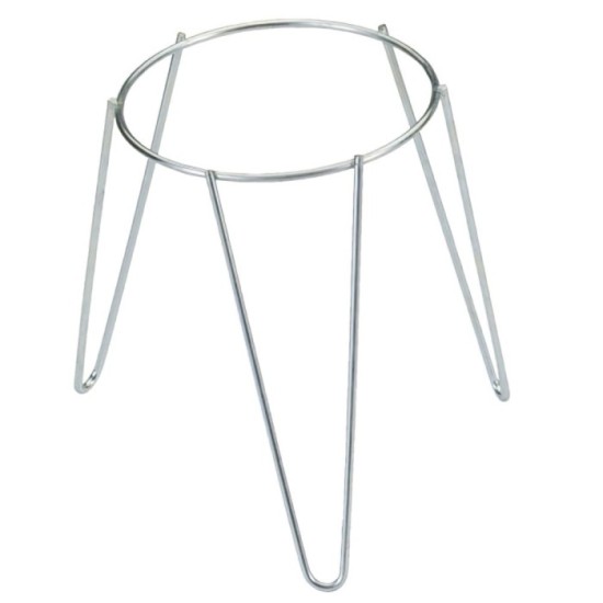 Soporte Maceta Pie Zincado 24 cms al por Mayor | Almacén de Ferretería