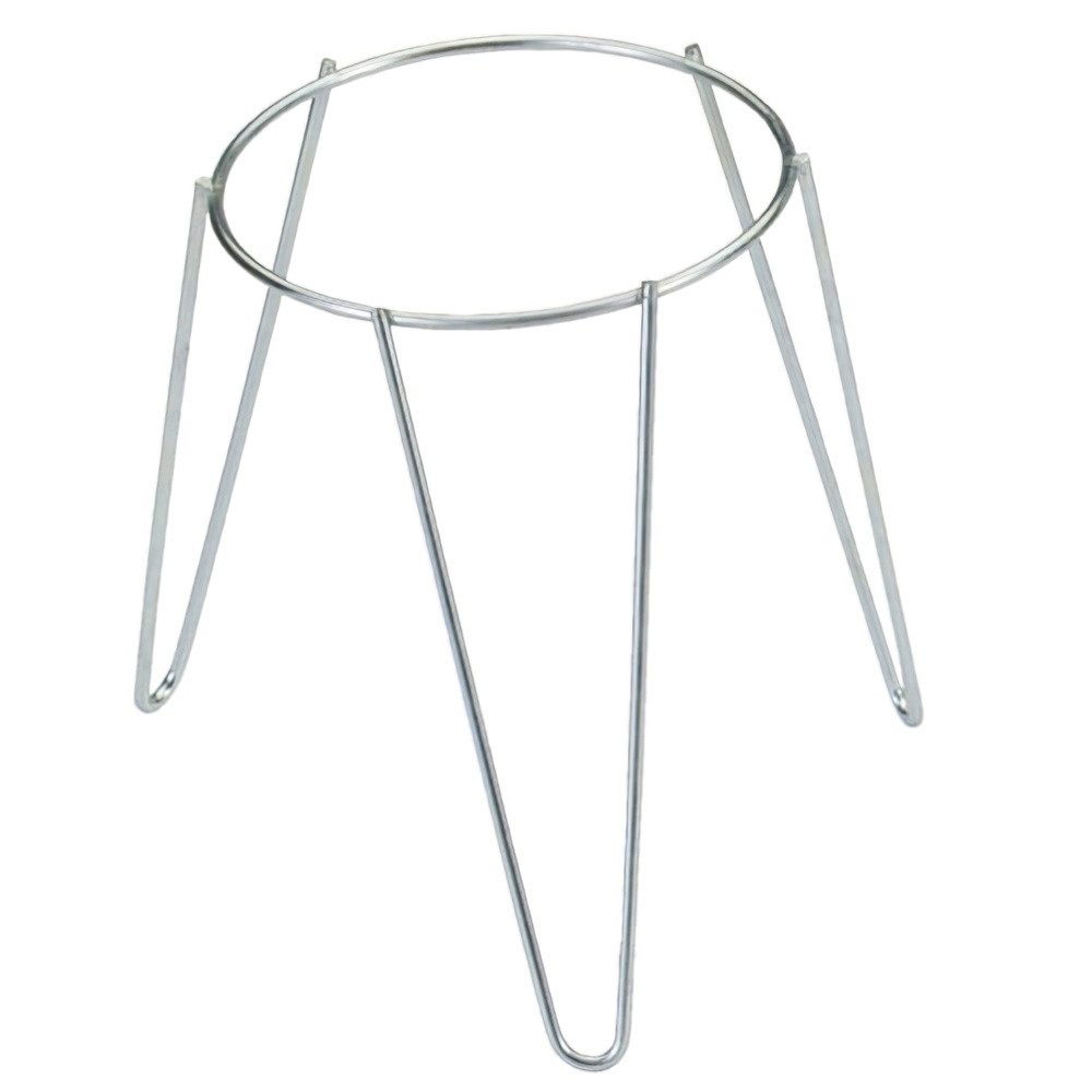 Soporte Maceta Pie Zincado 24 cms al por Mayor | Almacén de Ferretería