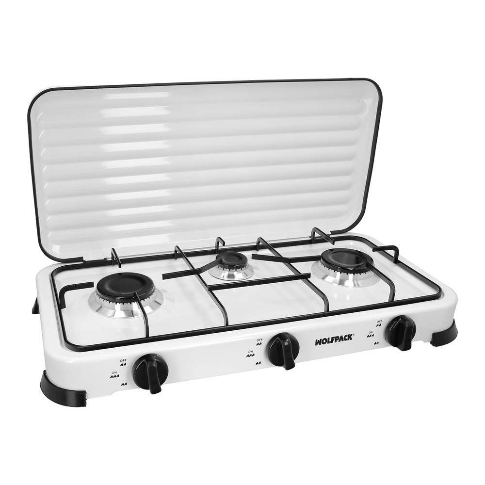 Cocina Gas 3 Fuegos Potencia 5,4 Kw, al por Mayor | Almacén de Ferretería