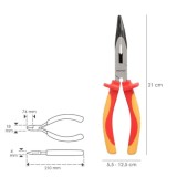 Alicates Boca Curva 200 mm, Mangos Aislados Acero Cromo Vanadio Pelacables, Corta Cables, Pelador Cables al por Mayor | Almacén 