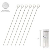 Pinchitos Acero Inoxidable Grandes 40 cm, (Blister 6 Unidades) Saturnia al por Mayor | Almacén de Ferretería