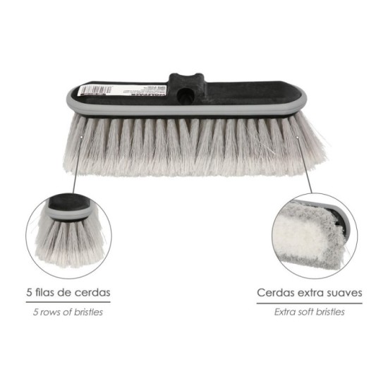Cepillo Lavacoches Grande Extra Suave 28x9,5 cm, Protector De Goma, Limpieza De Coches, Camiones, Motos, Furgonetas al por Mayor