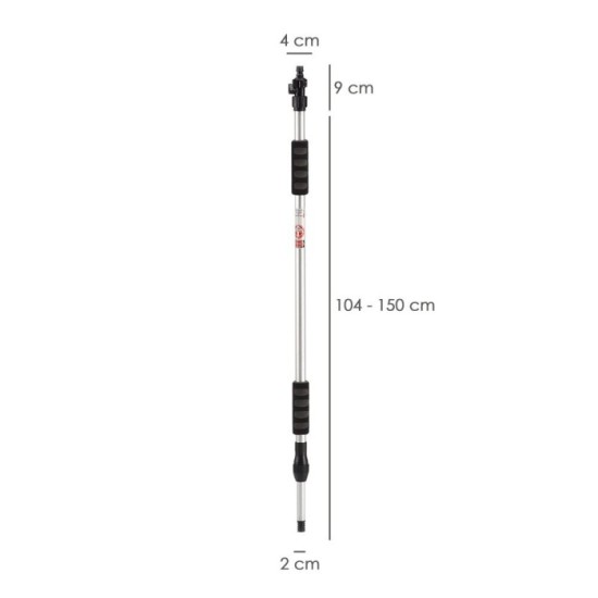 Mango Metalico Aluminio Para Cepillo Lavacoches, Medida de 100 a 150 cm , al por Mayor | Almacén de Ferretería