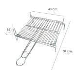 Parrilla Barbacoa Doble 40x40 cm, al por Mayor | Almacén de Ferretería