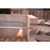 Parrilla Barbacoa Extensible 60/70x40cm Zincada al por Mayor | Almacén de Ferretería