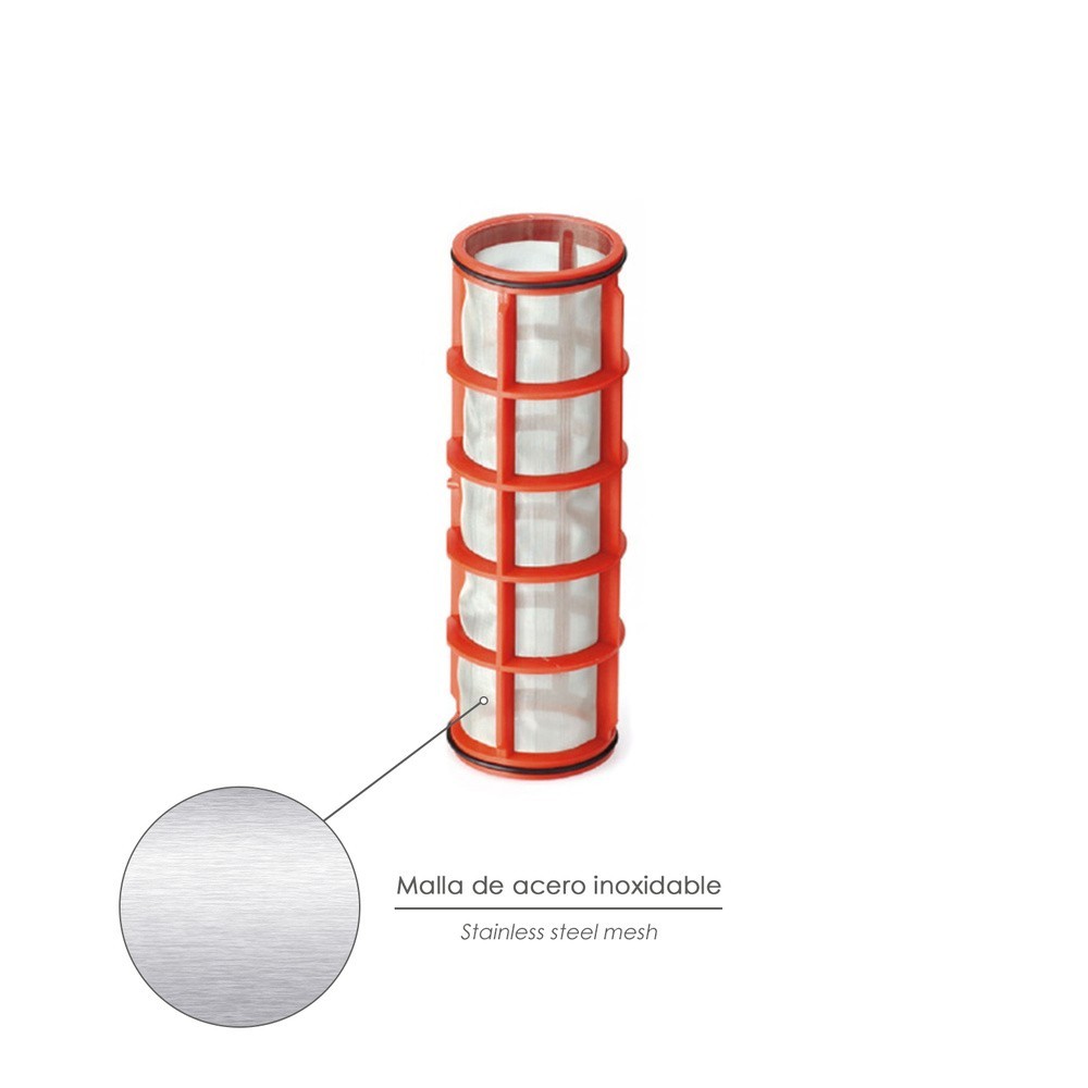 Filtro Con Malla Interior 1" Para Sistema De Goteo (Malla 100 Mesh) Riego Por Goteo, Microaspersión, Riego Por Nebulizacion al p