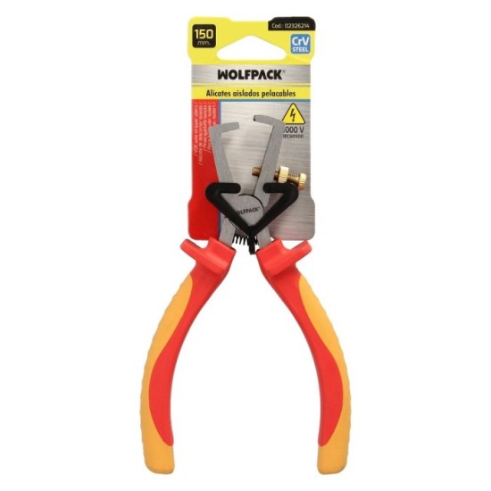 Alicates Pelacables 150 mm, Mangos Aislados Acero Cromo Vanadio Pelacables, Corta Cables, Pelador Cables al por Mayor | Almacén 