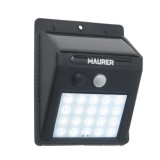 Aplique Foco Solar LED Exterior IP65, 200 Lumenes, Sensor Movimiento y Crepuscular, Foco Led Bateria, Foco Solar Bateria, al por