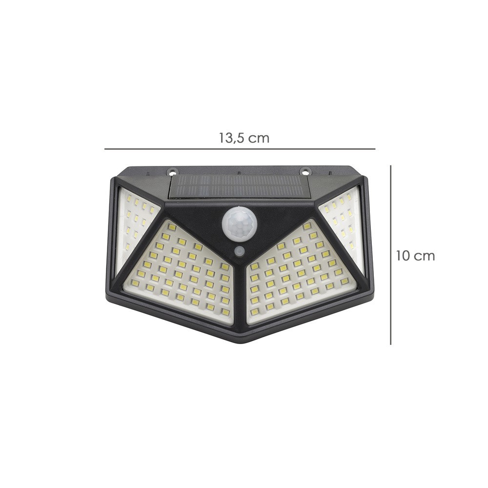 Aplique Solar Led Con Sensor De Luz y De Movimiento 270 Lumenes Ip4x Foco Led A Bateria, Foco Solar, al por Mayor | Almacén de F