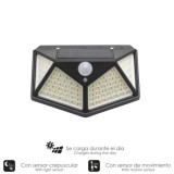 Aplique Solar Led Con Sensor De Luz y De Movimiento 270 Lumenes Ip4x Foco Led A Bateria, Foco Solar, al por Mayor | Almacén de F