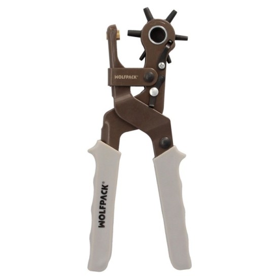 Sacabocados Estrella Industrial 225 mm, Agujeros de Ø 2,0 a 4,5 mm, Alicates Agujeros, Perforador Cuero, Alicates Cinturones, al