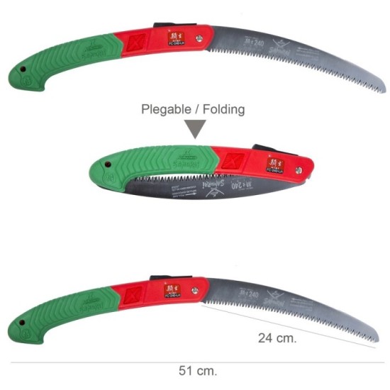 Serrucho Samurai GC Plegable 240 mm, al por Mayor | Almacén de Ferretería