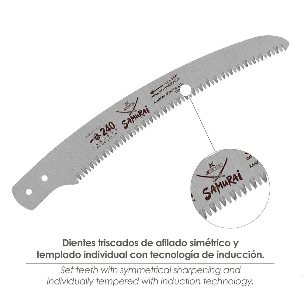 Hoja Recambio Serrucho Samurai GC 240 mm, al por Mayor | Almacén de Ferretería