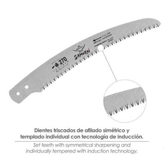 Hoja Recambio Serrucho Samurai GC 270 mm, al por Mayor | Almacén de Ferretería