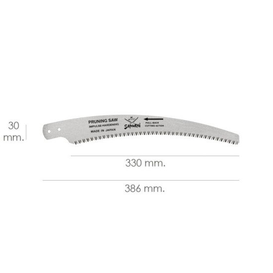 Hoja Recambio Serrucho Samurai C 330 / W 330 mm, al por Mayor | Almacén de Ferretería