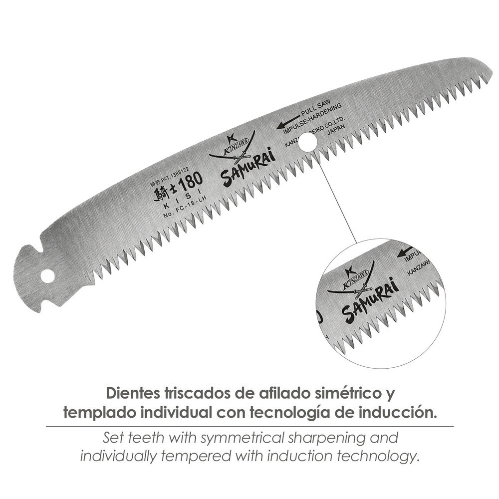 Hoja Recambio Serrucho Samurai FC 180 mm, al por Mayor | Almacén de Ferretería