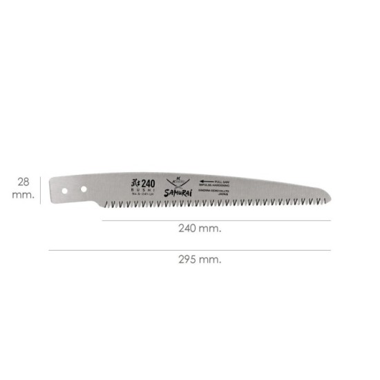Hoja Recambio Serrucho Samurai JS 240 mm, al por Mayor | Almacén de Ferretería