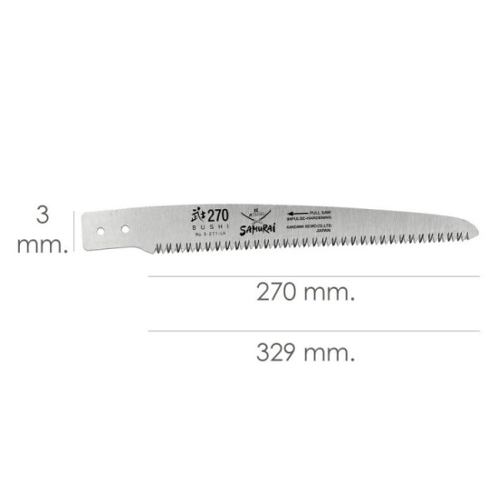 Hoja Recambio Serrucho Samurai JS 270 mm, al por Mayor | Almacén de Ferretería