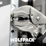 Mordaza Wolfpack Poligrip Curva 25x250 mm, al por Mayor | Almacén de Ferretería