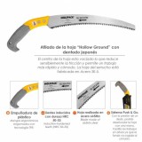 Serrucho Podar Curvo Mango TPR JD 330 mm, al por Mayor | Almacén de Ferretería
