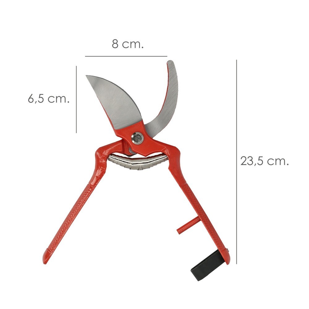 Tijeras Podar Forjada Curva   1 Mano  23 cm, al por Mayor | Almacén de Ferretería