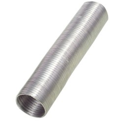 Tubo Aluminio Compacto Gris Ø 200 mm, / 5 metros