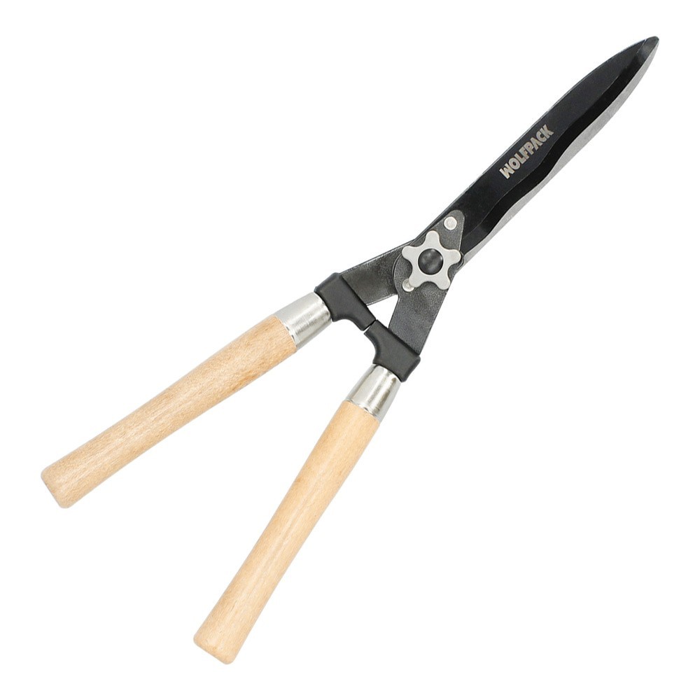 Tijeras Podar Setos 2 Manos Mangos Madera 54 cm, Hojas Acero Antiadherente, Ajuste Corte al por Mayor | Almacén de Ferretería