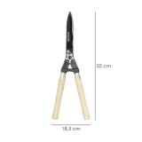 Tijeras Podar Setos 2 Manos Mangos Madera 54 cm, Hojas Acero Antiadherente, Ajuste Corte al por Mayor | Almacén de Ferretería