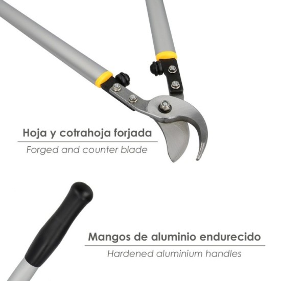 Tijeras Podar 2 Manos Profesional Forja y Alumnio 75 cm, al por Mayor | Almacén de Ferretería