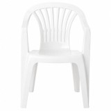 Silla Respaldo Bajo Resina Monobloc, Color Blanco, Modelo  Lyra al por Mayor | Almacén de Ferretería