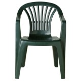 Silla Respaldo Bajo Resina Monobloc, Color Verde, Modelo  Lyra al por Mayor | Almacén de Ferretería
