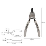 Alicates Arandelas Exteriores Curvo 125 mm, Acero Din 5254, Anillos De Presion, Anillos De Retención, Arandelas Circlips al por 