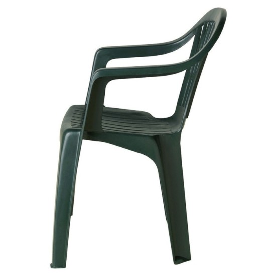 Silla Respaldo Bajo Resina Monobloc, Color Verde, Modelo  Lyra al por Mayor | Almacén de Ferretería