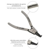 Alicates Arandelas Exteriores Curvo 175 mm, Acero Din 5254, Anillos De Presion, Anillos De Retención, Arandelas Circlips al por 