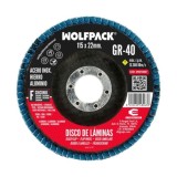 Disco Laminas Lija Circonio Inox - Plus 115x22 mm, grano 40 al por Mayor | Almacén de Ferretería