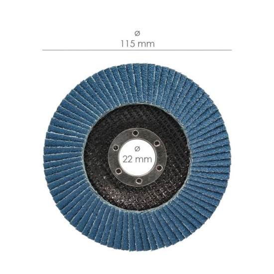 Disco Laminas Lija Circonio 115x22 mm, Grano  80 al por Mayor | Almacén de Ferretería