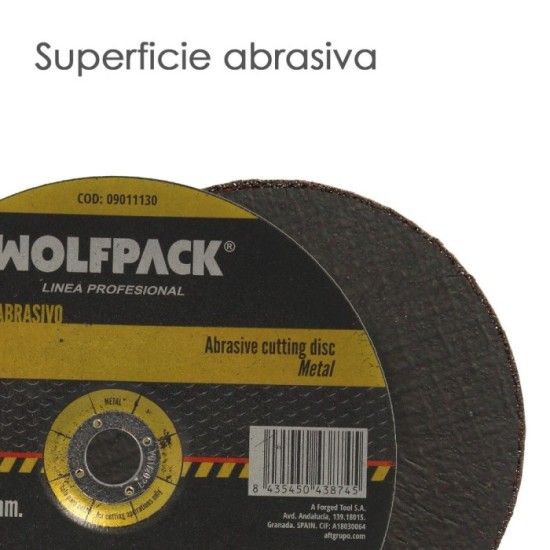 Disco Corte Abrasivo Metal Ø 230 x Ø 22 mm, Espesor 3,2 mm,Disco Radial / Amoladora Universal al por Mayor | Almacén de Ferreter