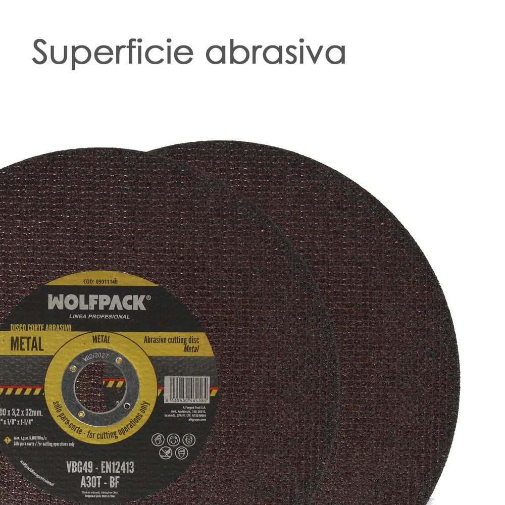 Disco Corte Abrasivo  Metal Ø 300 x Ø 32 mm, Espesor 3,2 mm, Disco Radial / Amoladora Universal Con Todas Las Amoladoras al por 