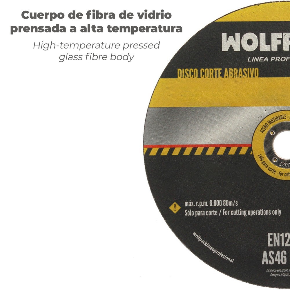 Disco Repasar Abrasivo Ø 115 x Ø 22 mm, Espesor 6,4 mm, Disco Radial / Amoladora Universal Compatible Con Todas Las Amoladoras a