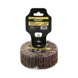 Abanico Lija Grano 120 Medida Ø 80 x 30 mm, Disco Abrasivo Laminas, Ruedas Mil Hojas, Ruedas Abrasivas,Lijado,Desbaste,Pulir al 