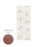 Lija Recambio Con Velcro 93x228 mm, con Agujeros Grano  40 (10 Piezas) al por Mayor | Almacén de Ferretería