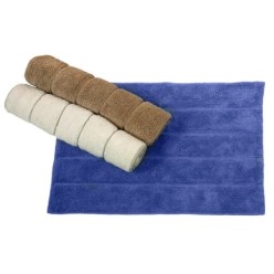Alfombra Baño Algodón Riga 50x70 cm, Azul