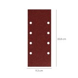 Lija Recambio Con Velcro 93x228 mm, con Agujeros Grano  180 (10 Piezas) al por Mayor | Almacén de Ferretería