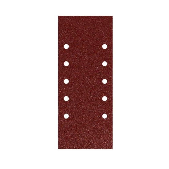 Lija Recambio Con Velcro 115x280 mm, con Agujeros Grano  80 (10 Piezas) al por Mayor | Almacén de Ferretería
