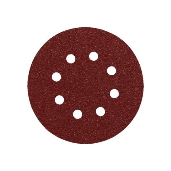 Lija Recambio Velcro Disco Ø 125 mm, con Agujeros Grano  80 (10 Piezas) al por Mayor | Almacén de Ferretería