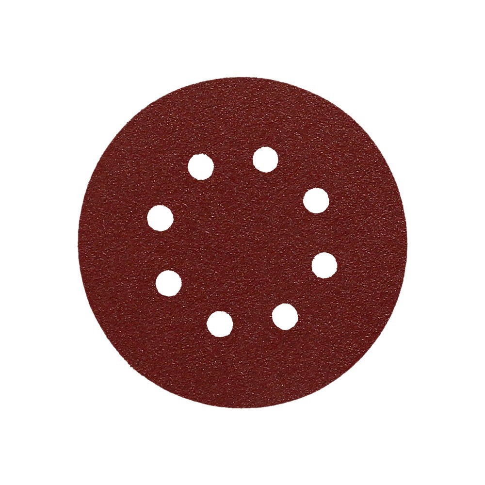 Lija Recambio Velcro Disco Ø 125 mm, Con Agujeros Grano 120 (10 Piezas) al por Mayor | Almacén de Ferretería