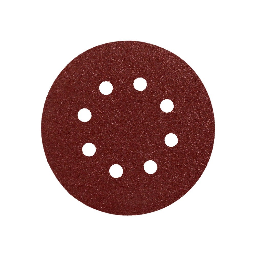 Lija Recambio Velcro Disco Ø 125 mm, Con Agujeros Grano 180 (10 Piezas) al por Mayor | Almacén de Ferretería