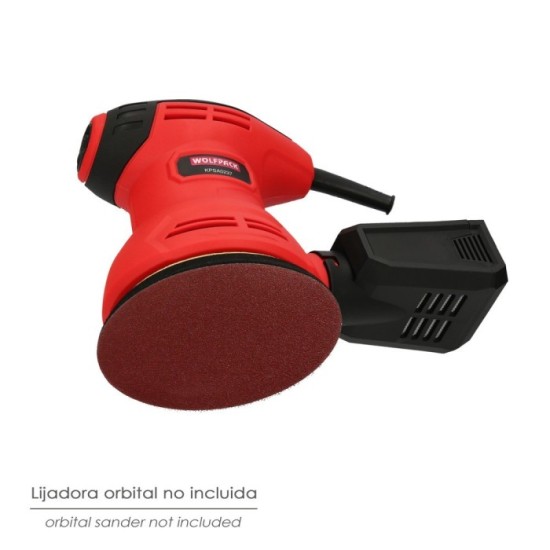 Lija Recambio Velcro Disco Ø 125 mm, Con Agujeros Grano 180 (10 Piezas) al por Mayor | Almacén de Ferretería